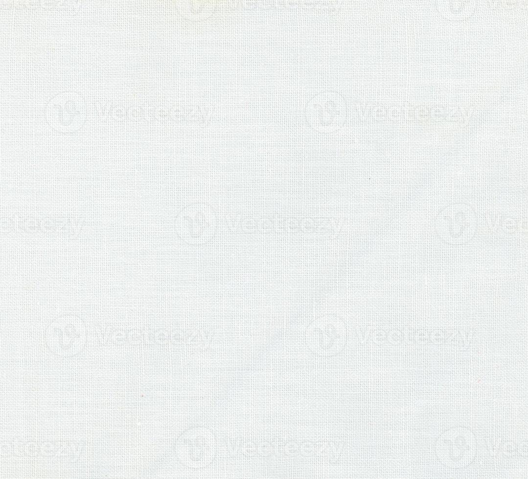 white cotton linen fabric texture background photo