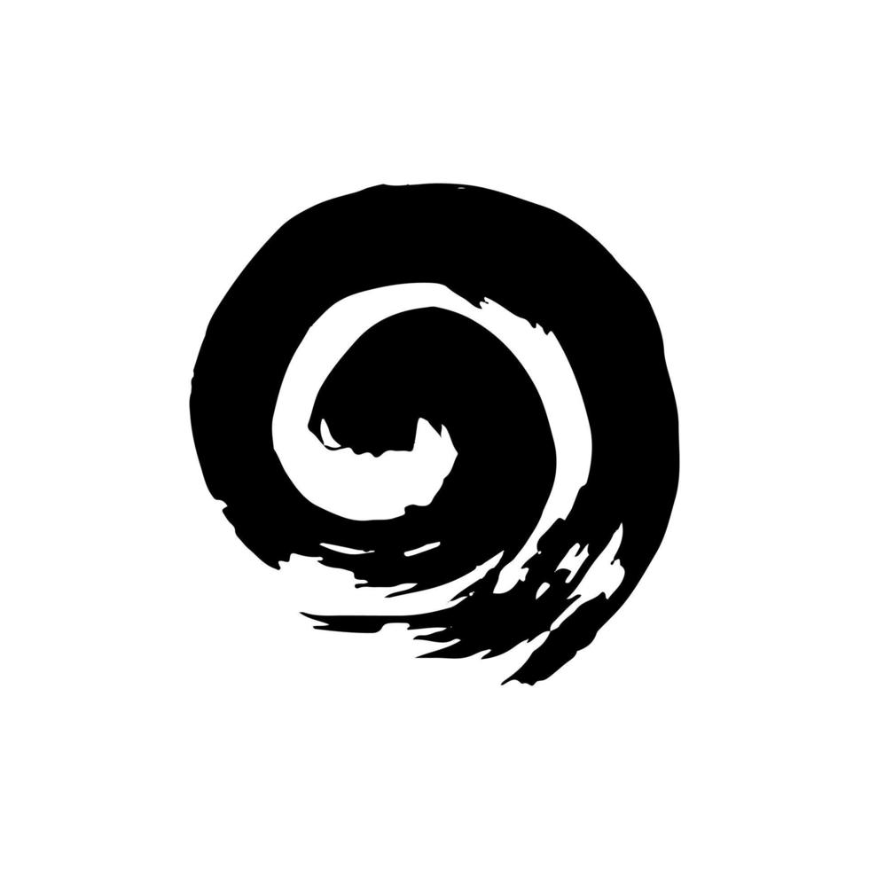 Doodle grunge style icon. Hand drawing paint, brush drawing. Isolated on a white background vector