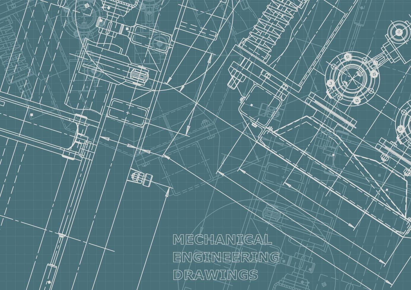 identidad corporativa. Plano. dibujos de ingenieria vectorial vector