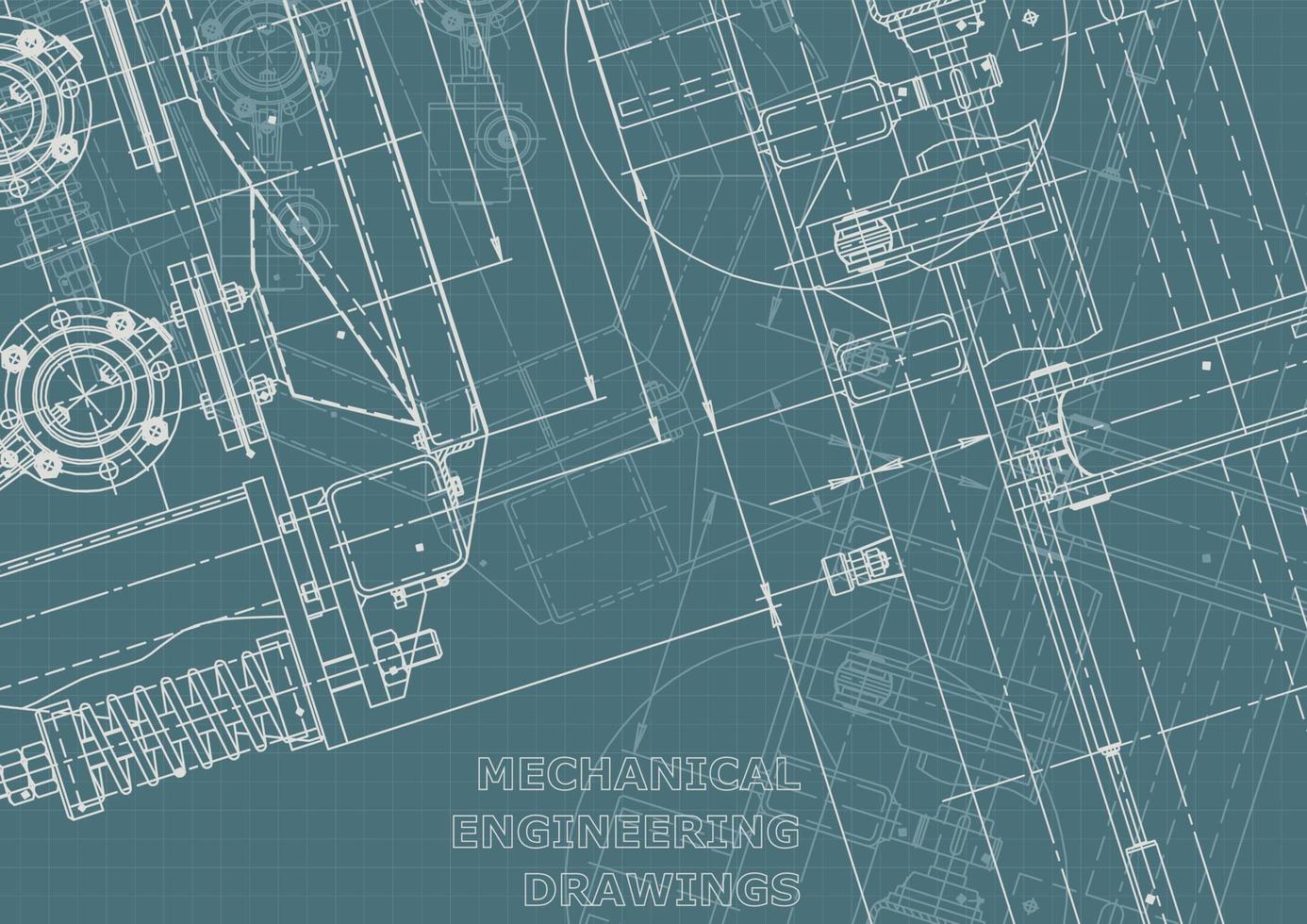 identidad corporativa. Plano. dibujos de ingenieria vectorial vector