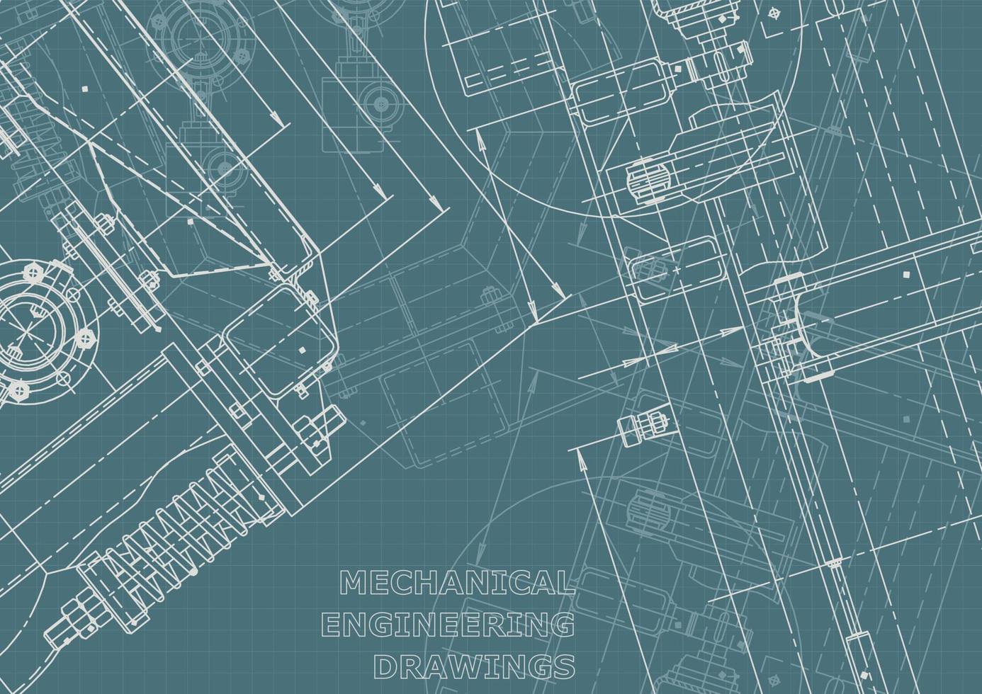 identidad corporativa. Plano. dibujos de ingenieria vectorial vector