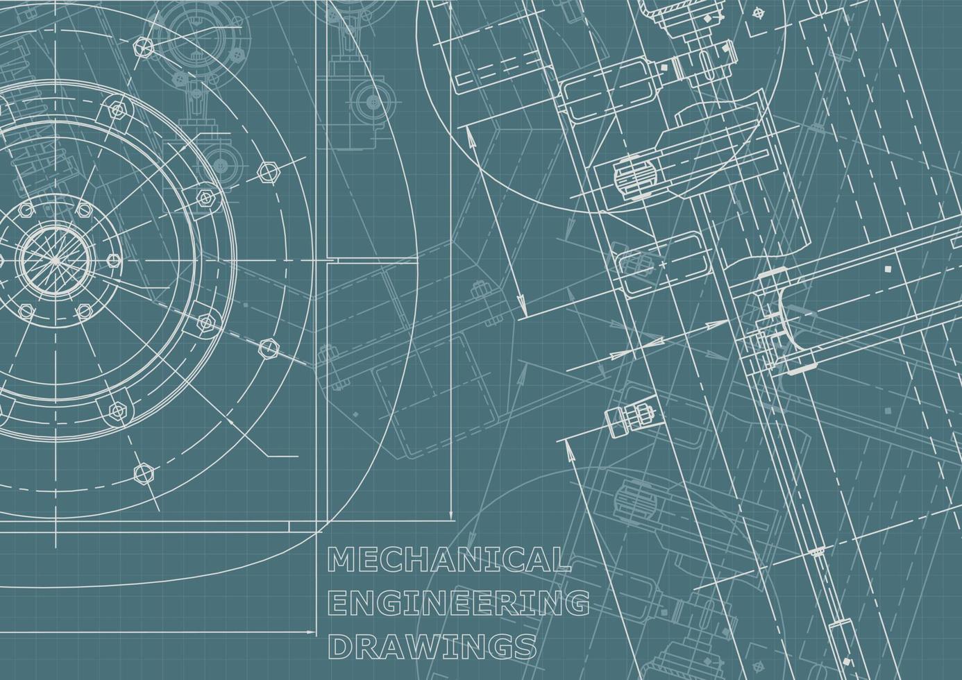 identidad corporativa. Plano. dibujos de ingenieria vectorial vector