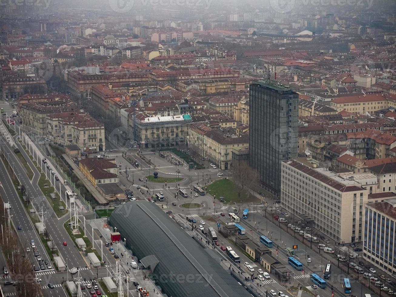 Aerial view of Turin photo