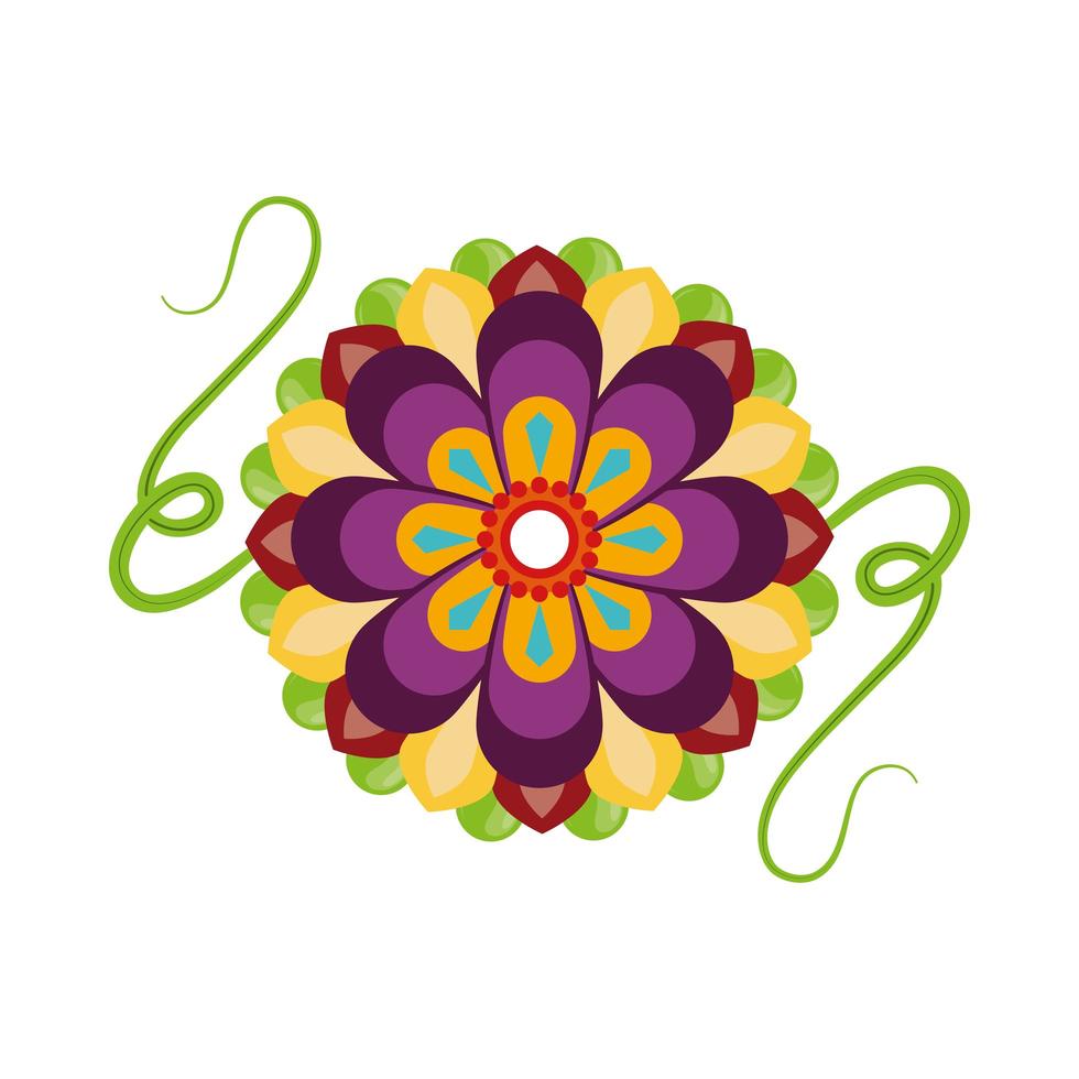 beautiful cultural bracelet vector