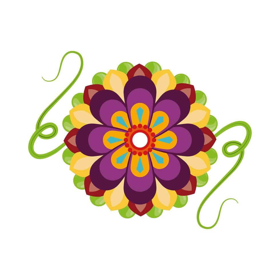 beautiful cultural bracelet vector