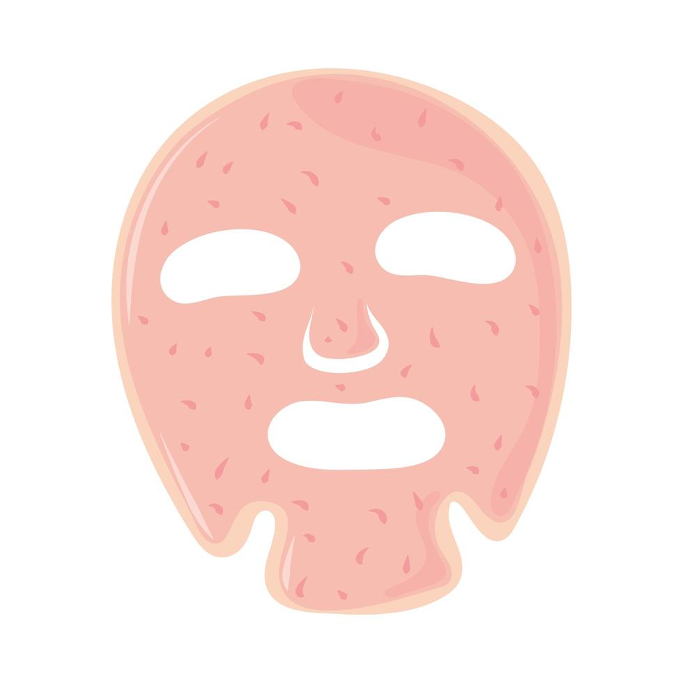 sheet facial mask vector