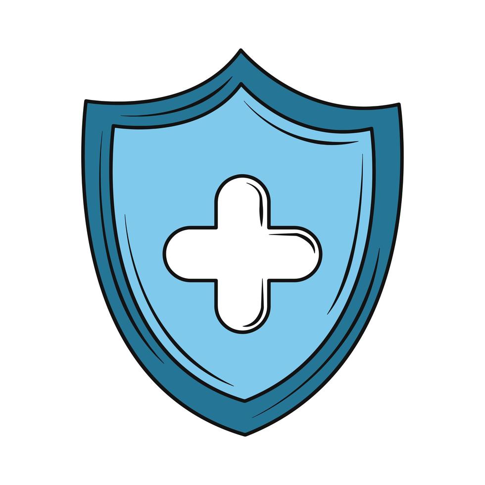 health shield protection vector