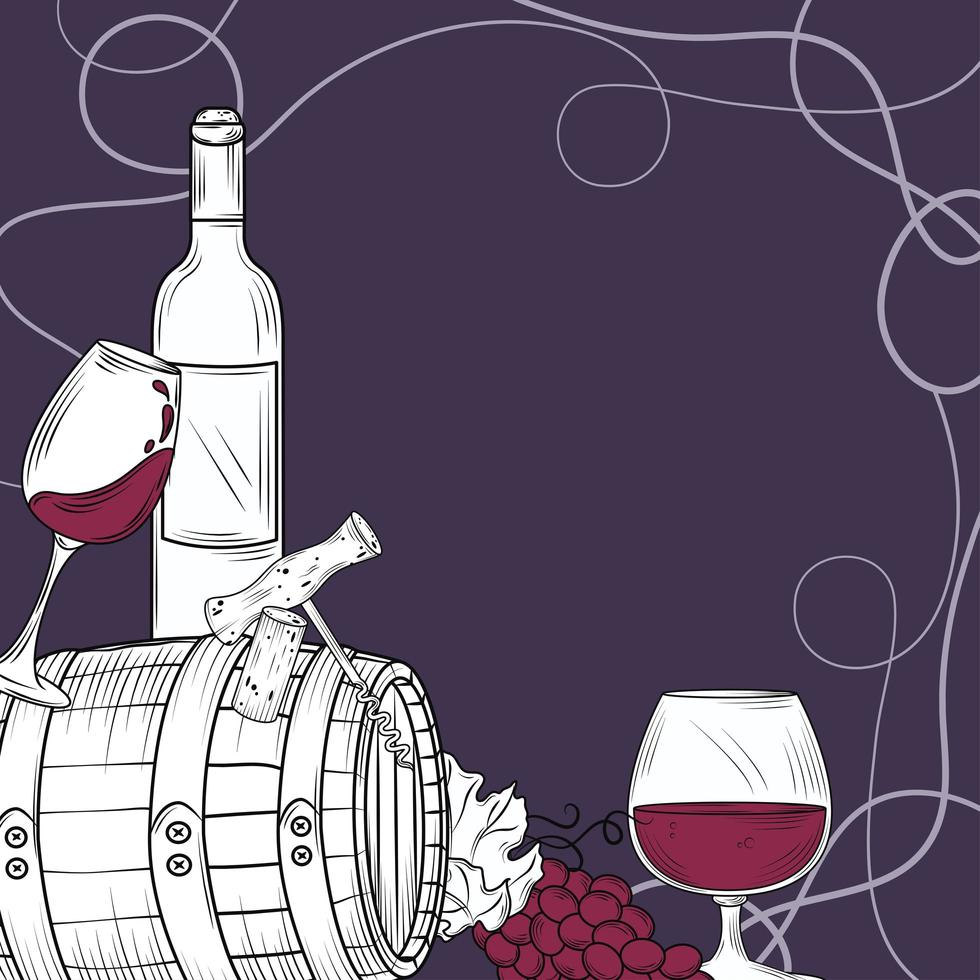 wine event celebration vector