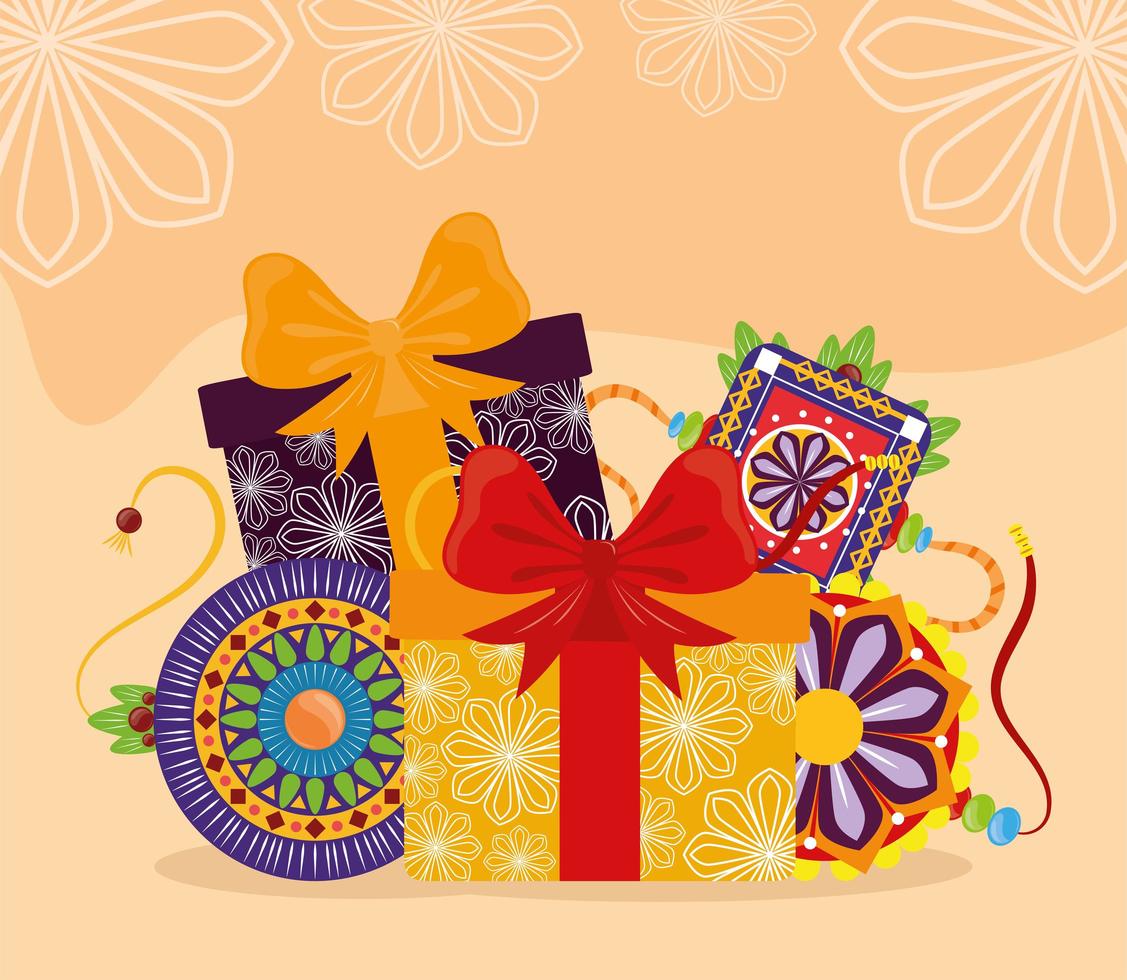 gifts and bracelets vector