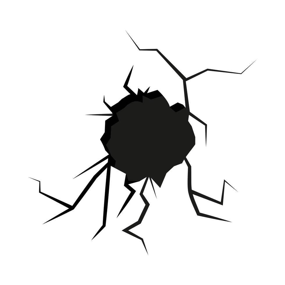 hole in the wall vector