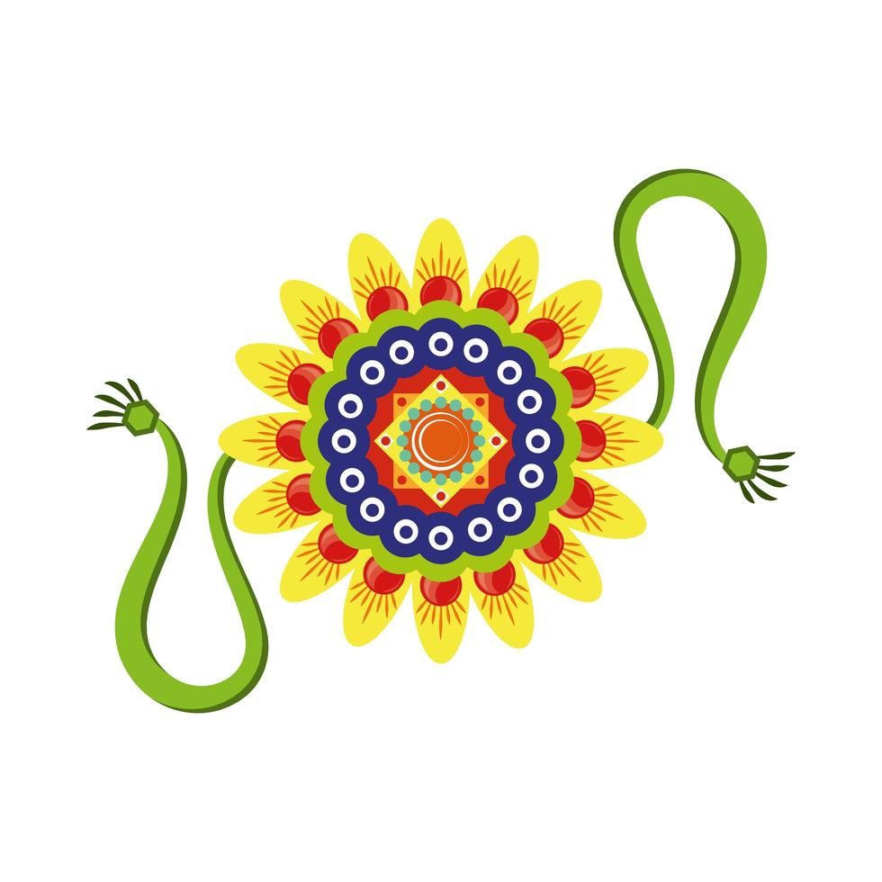 flower armlet accessory vector
