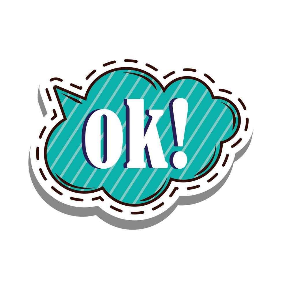 ok word patch vector