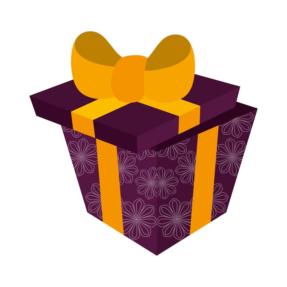 open gift box present vector