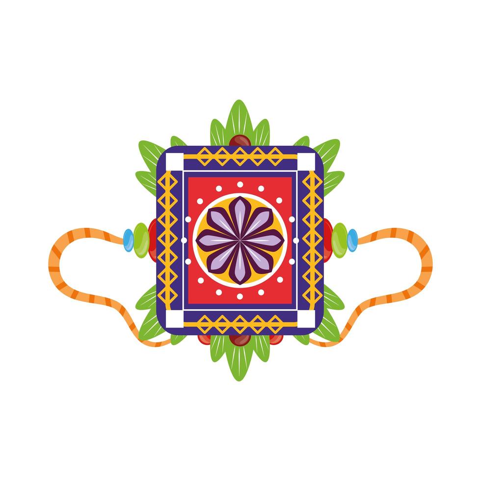traditional bracelet handmade vector