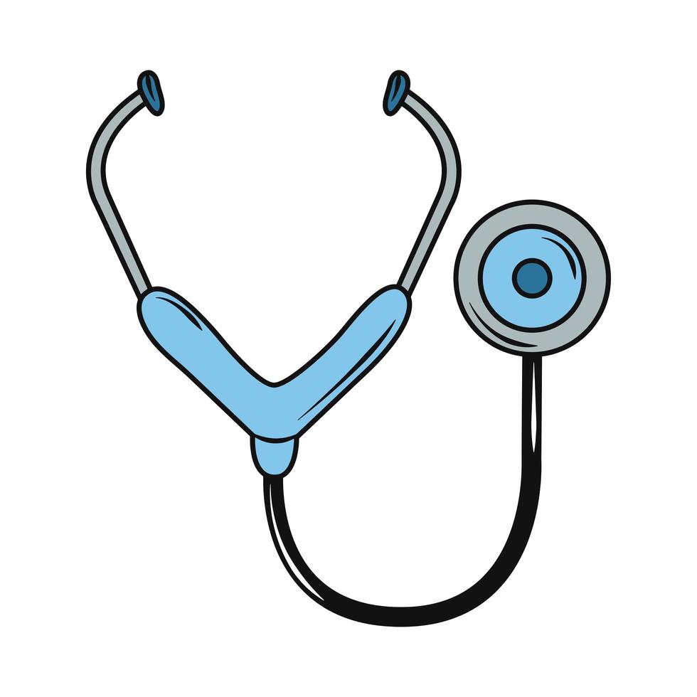 medical stethoscope tool vector