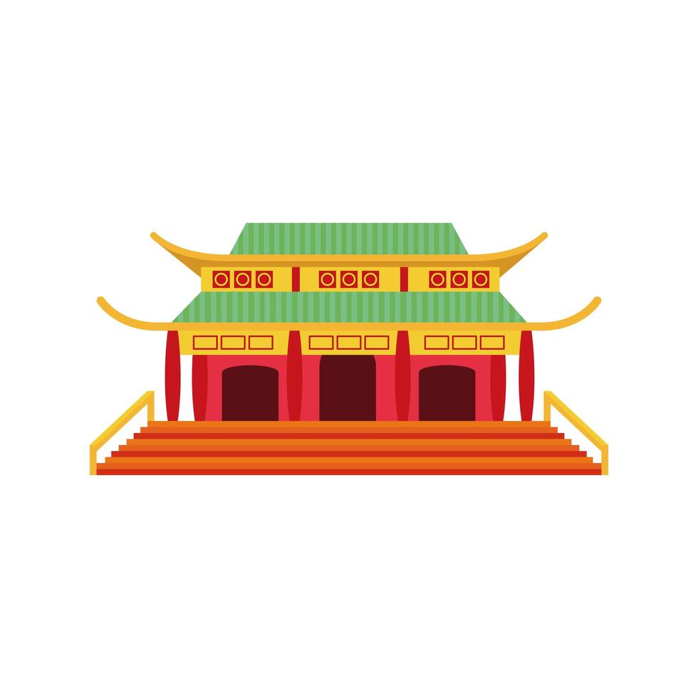 vietnam culture temple vector