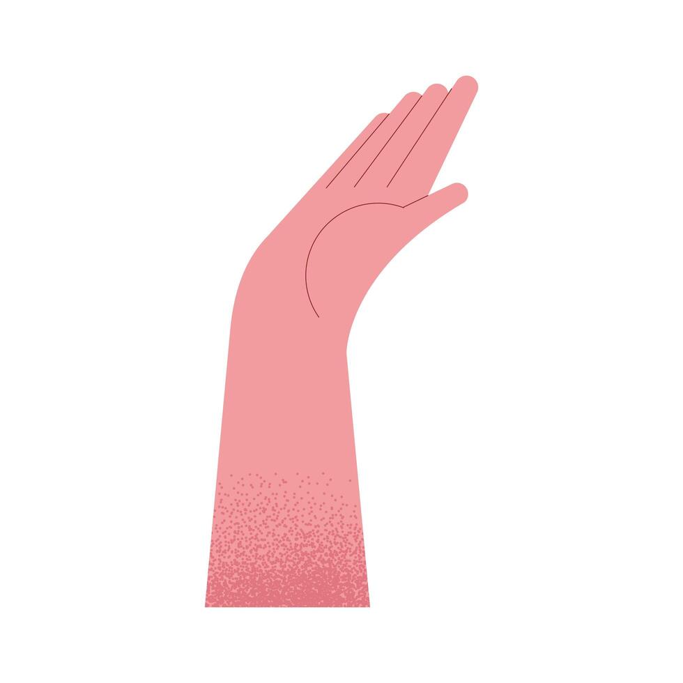 hand human up vector