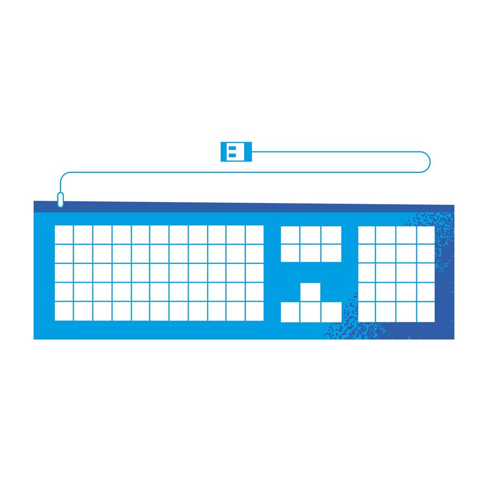 icono de teclado de computadora vector