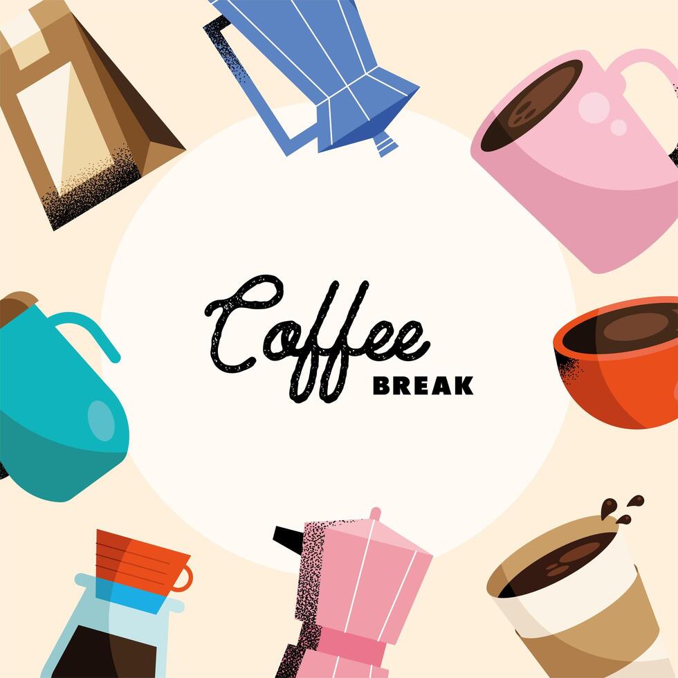 coffee break banner vector