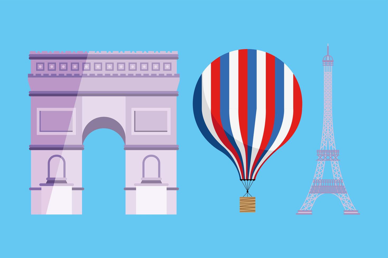 france culture icons vector