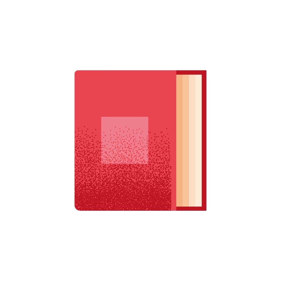 book red color vector