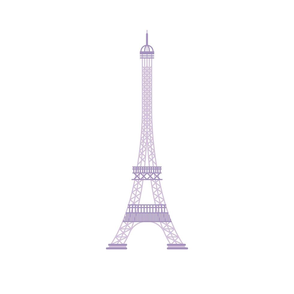 eiffel tower landmark vector