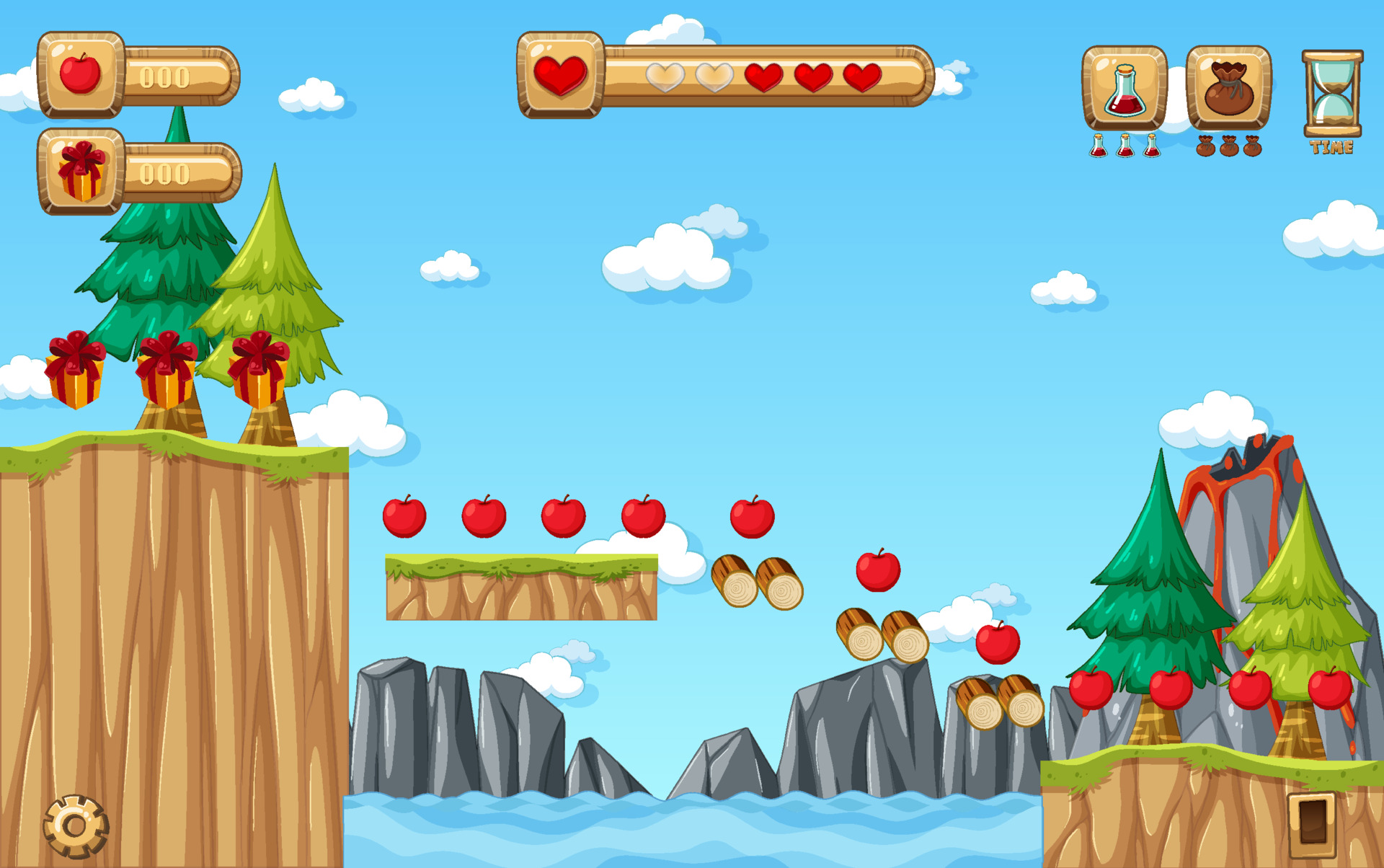 Collecting Apples Platformer Game Template 3821996 Vector Art At Vecteezy collecting-apples-platformer-game-template-3821996-vector-art-at-vecteezy