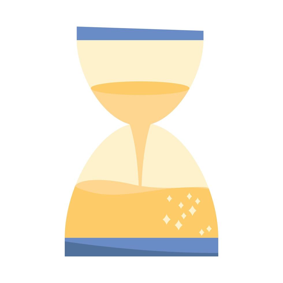 hourglass time icon vector