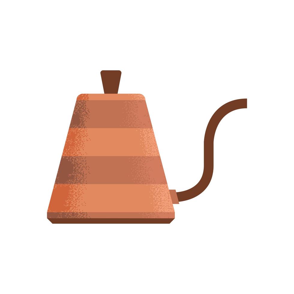 kettle kitchen utensil vector