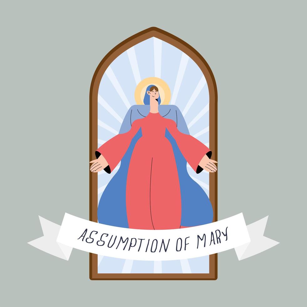 Assumption of Mary in window vector