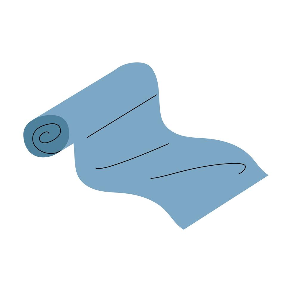 cloth roll icon vector