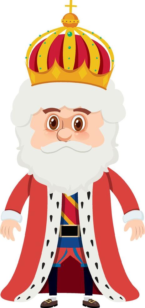 King medieval historical characters vector