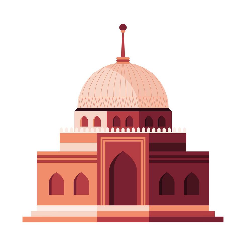 muslim temple mosque vector
