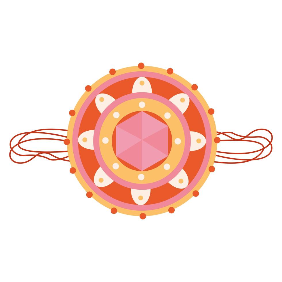 Raksha bandhan wristband vector