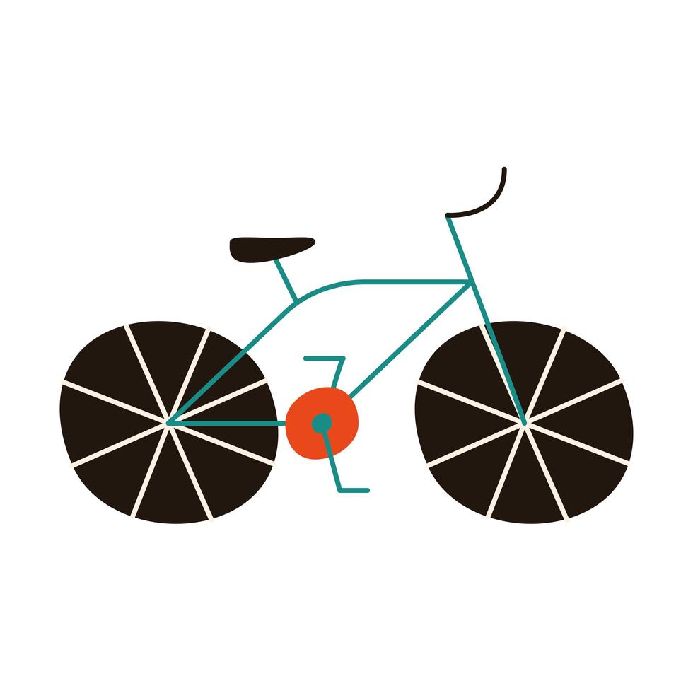 vehículo deportivo bicicleta vector