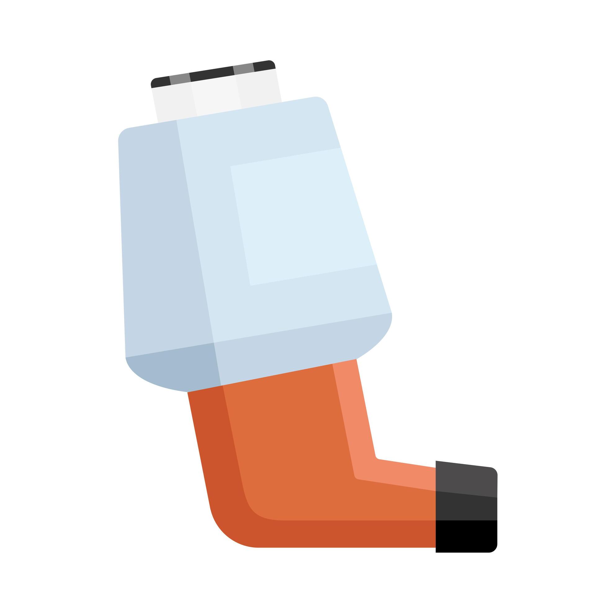 red inhaler medical tool 3822870 Vector Art at Vecteezy