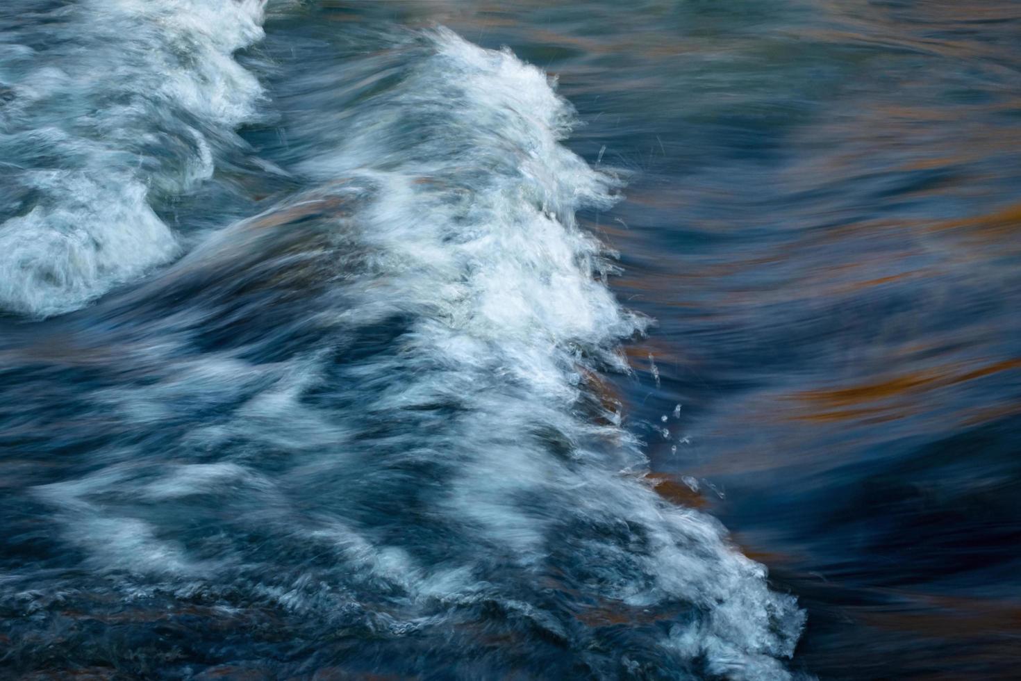 Cool ripple on a small river photo