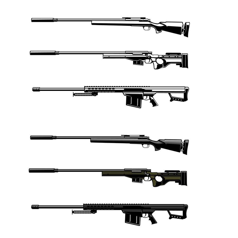 sniper vector illustration