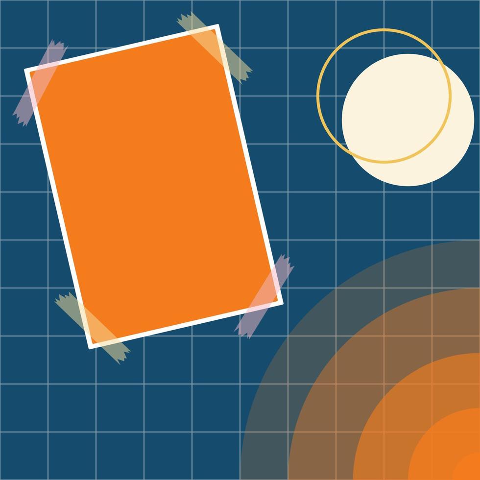 Social Media Post Template vector