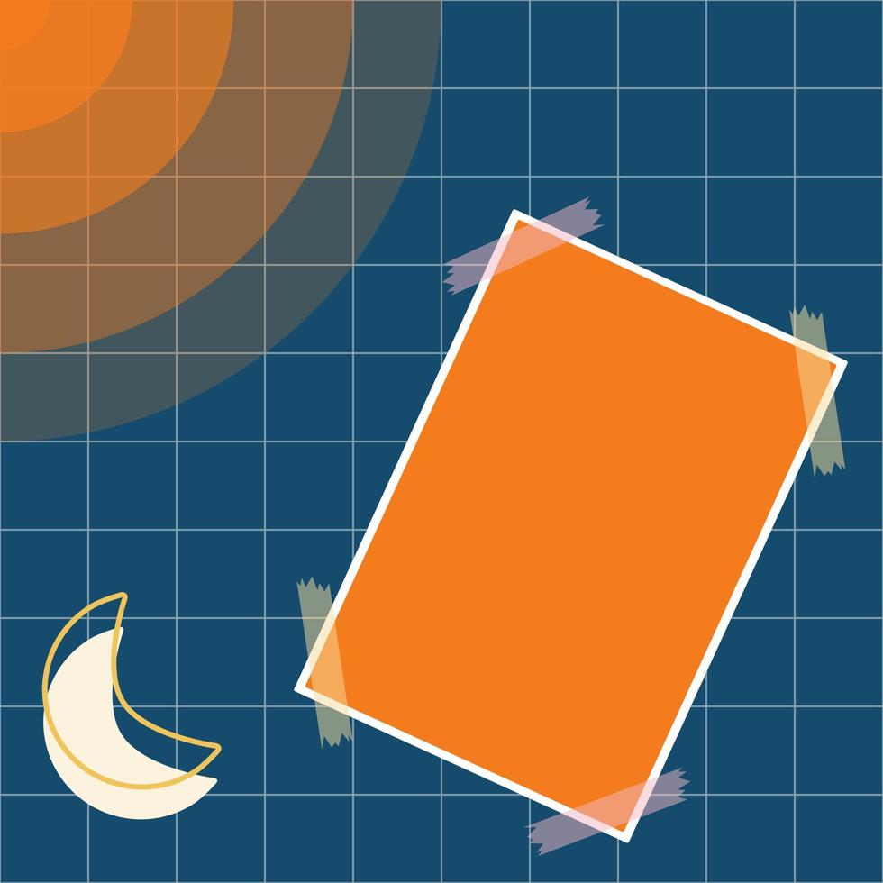Social Media Post Template vector