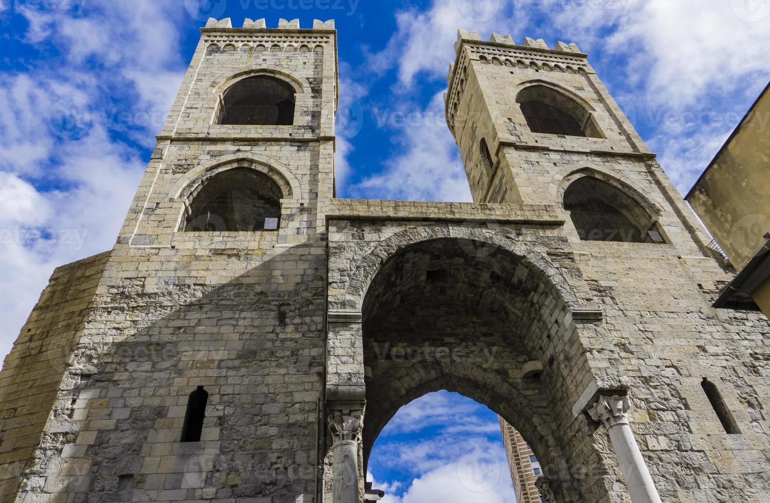 Porta Soprana in Genoa photo