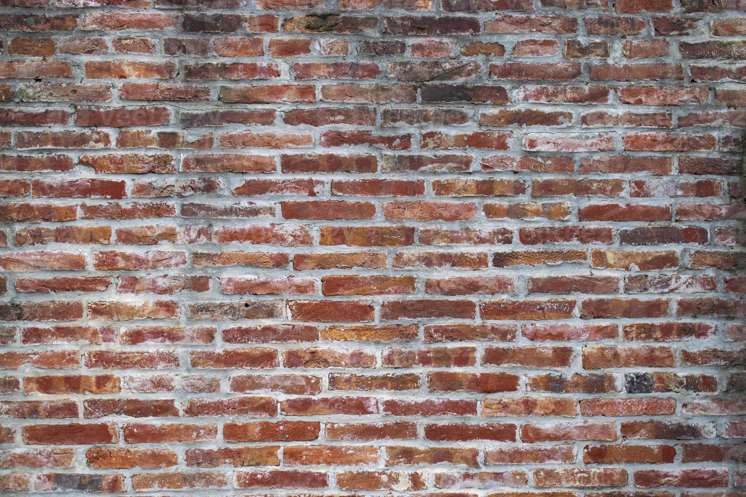 Fondo de textura de pared de ladrillo rojo grunge foto