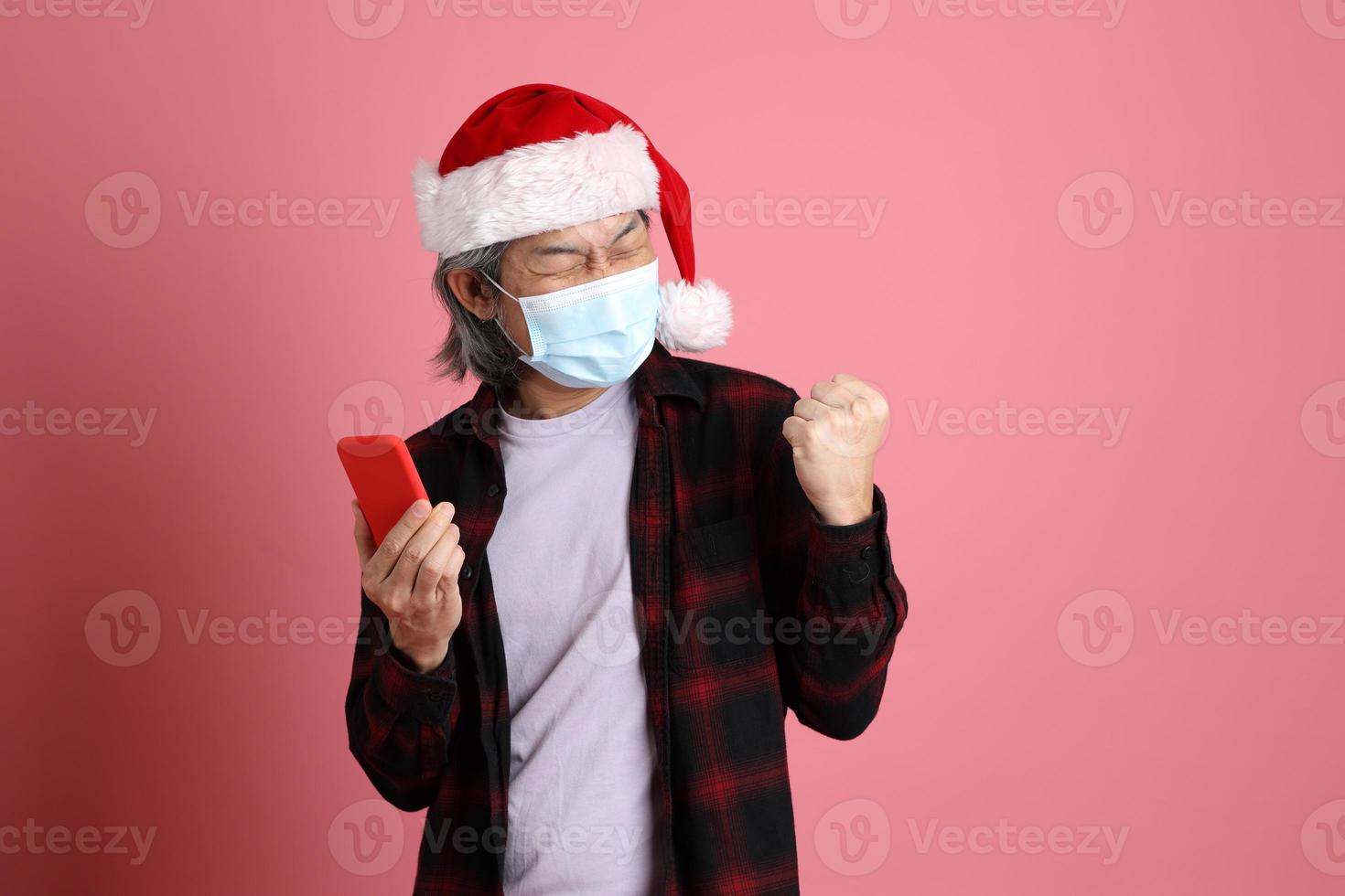 Man with Sant Hat photo