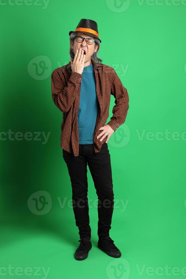 hombre de verde foto