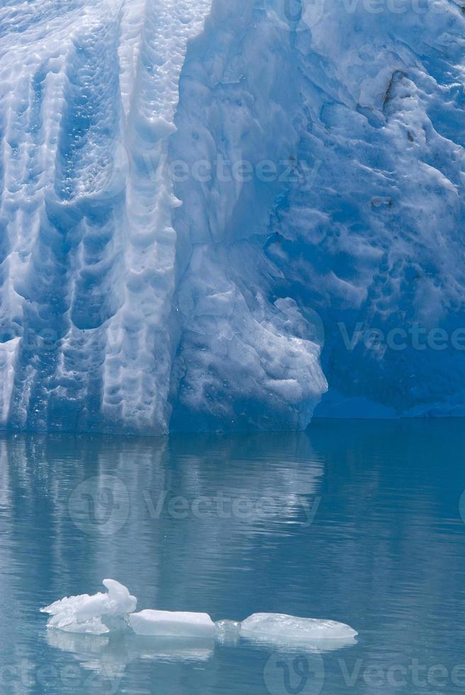 iceberg resumen, tracy arm, alaska foto