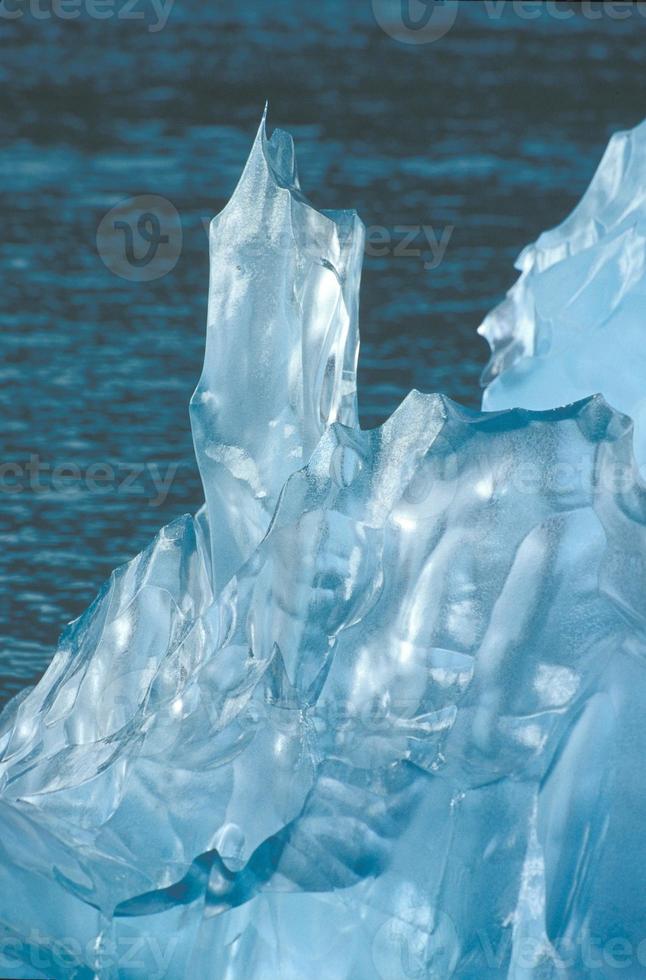 Crystalline Iceberg, Tracy Arm, Alaska photo