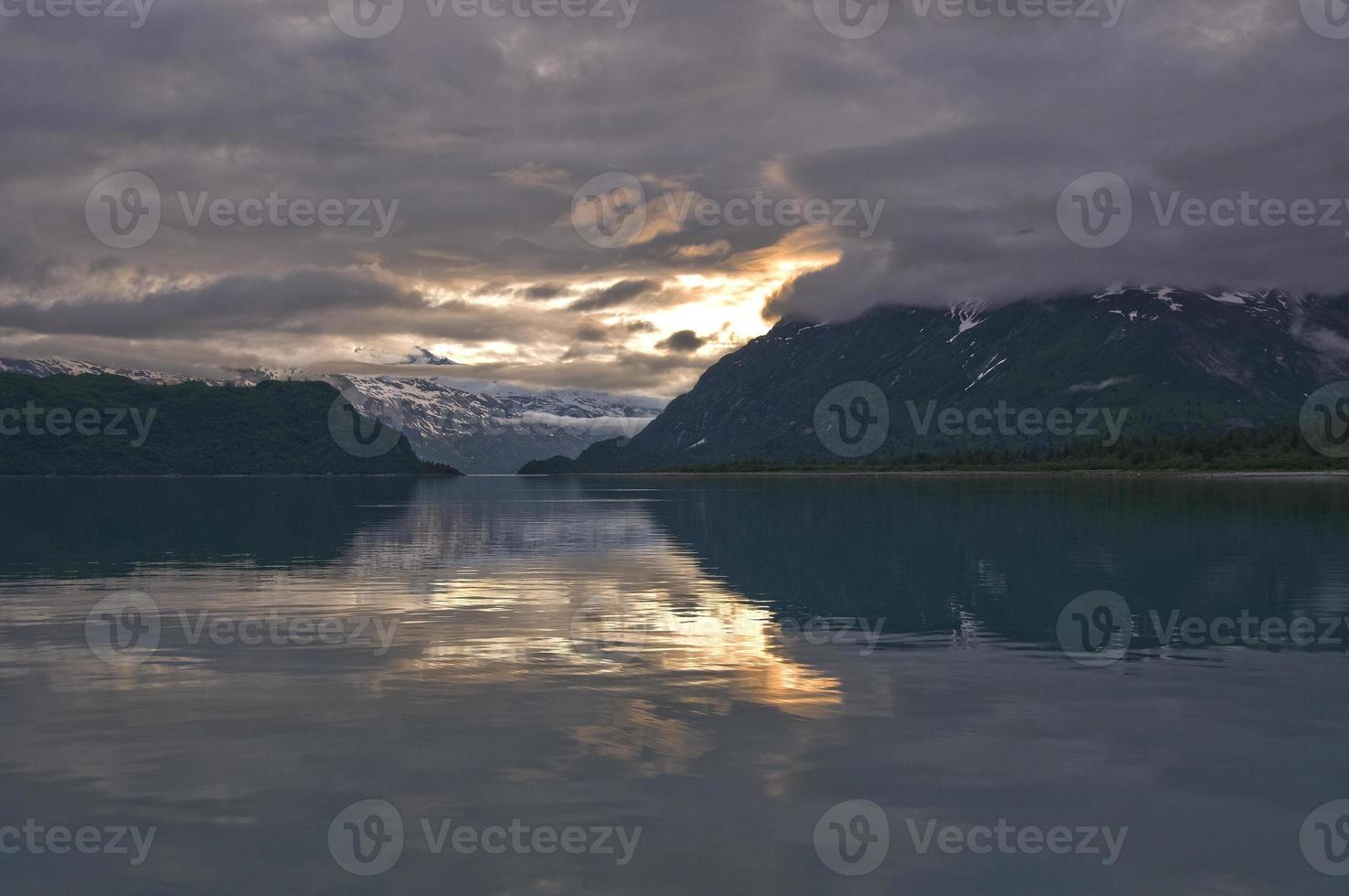 Glacier Bay Sunset photo