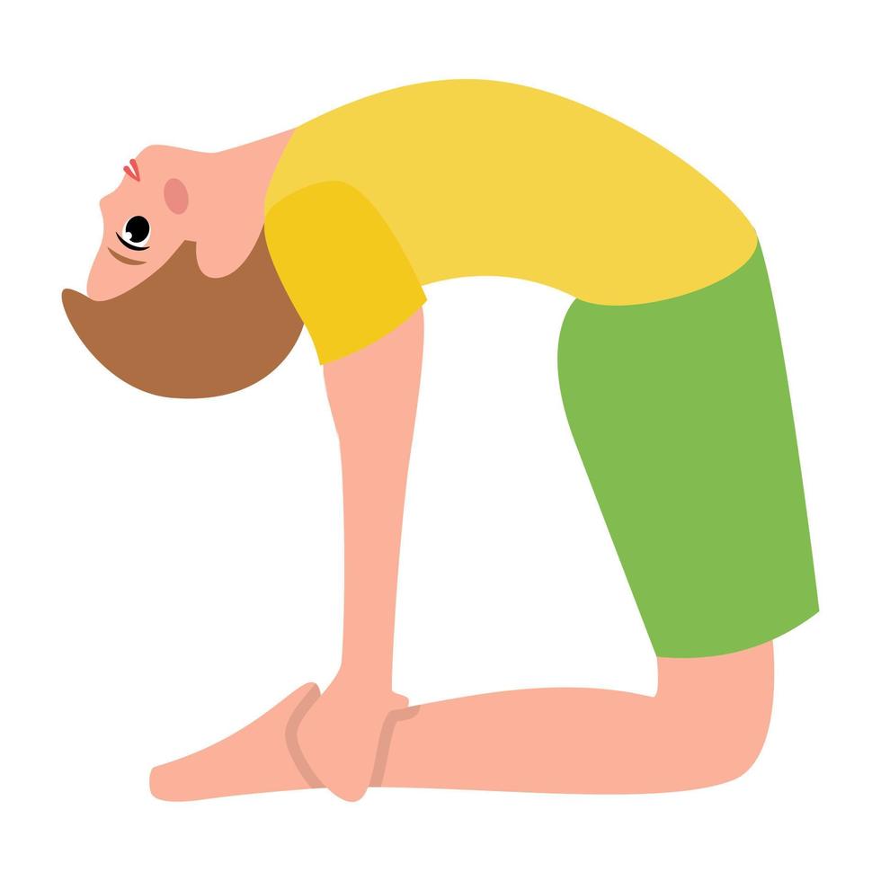 Bow Pose Concepts vector