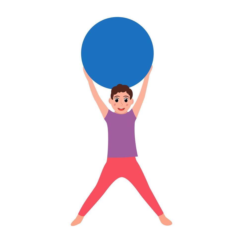 Fitness Ball Concepts vector