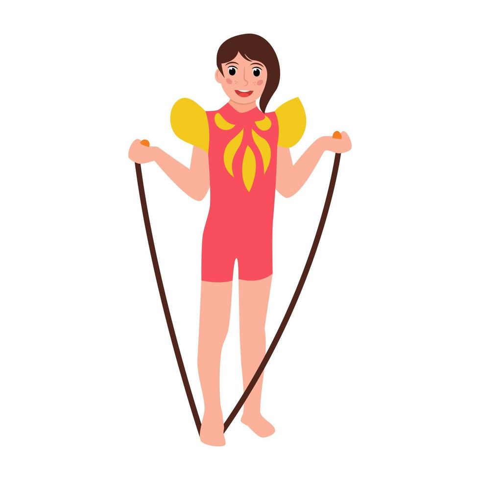 Skipping Rope Concepts vector